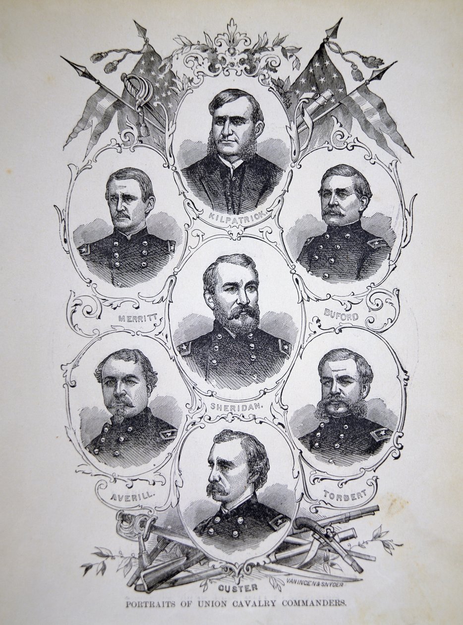 Sept portraits de commandants de cavalerie éminents de l