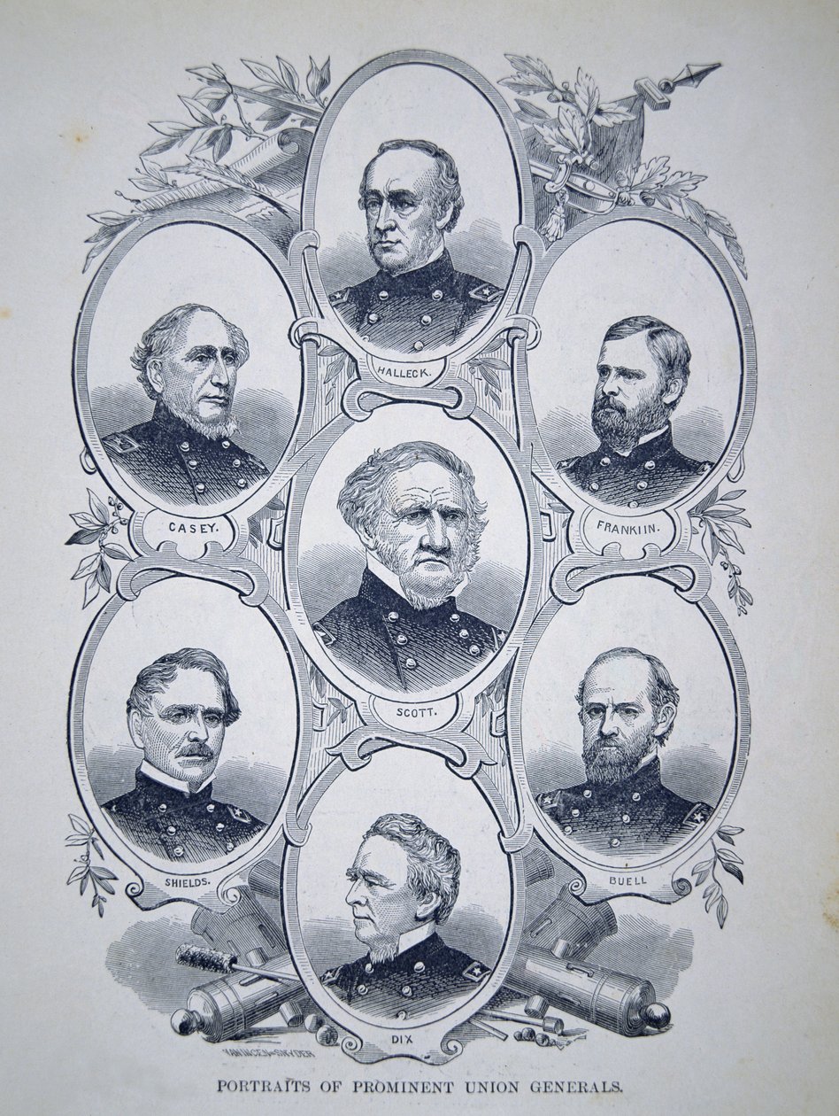 Sept généraux éminents de la guerre civile américaine - American School