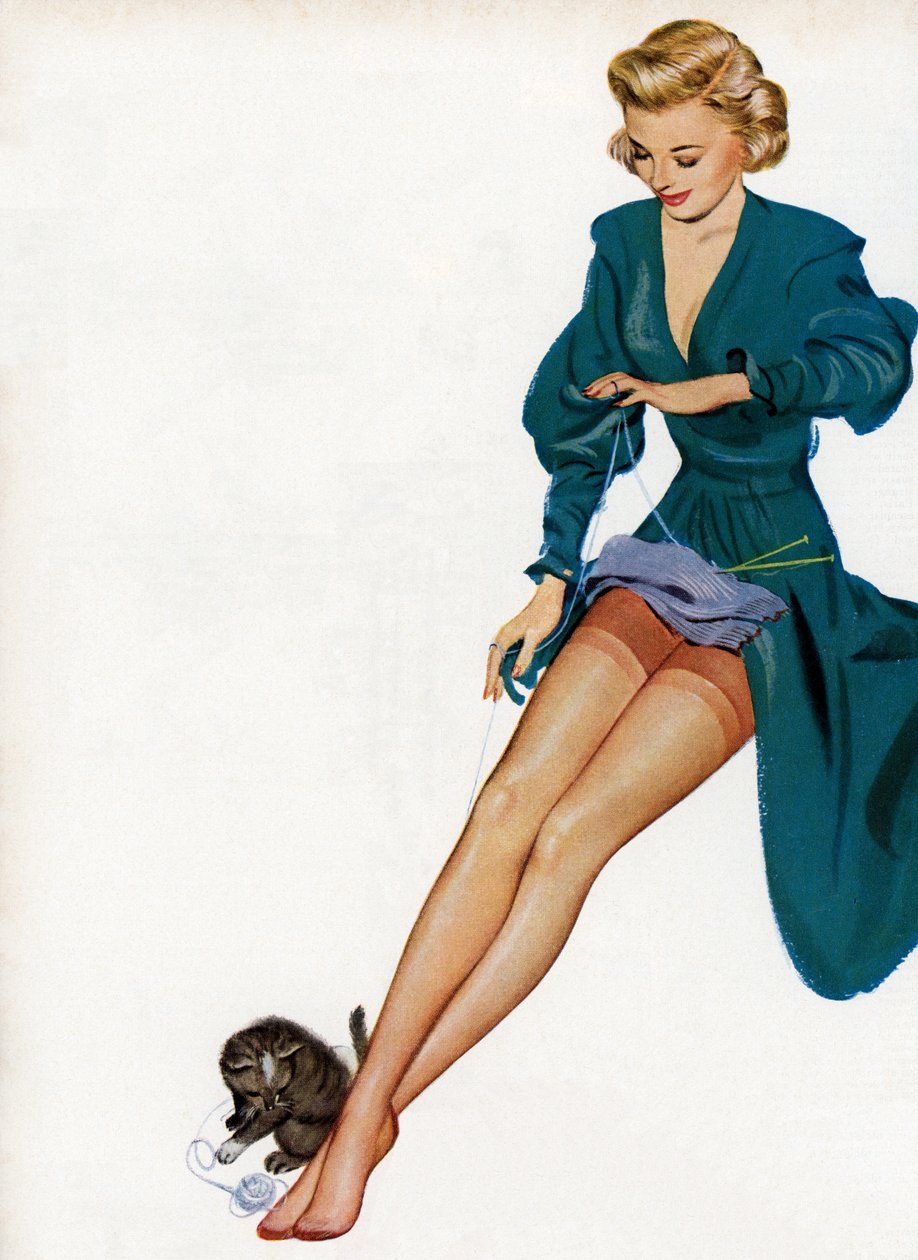 Femme Sexy Montrant ses Bas - American School