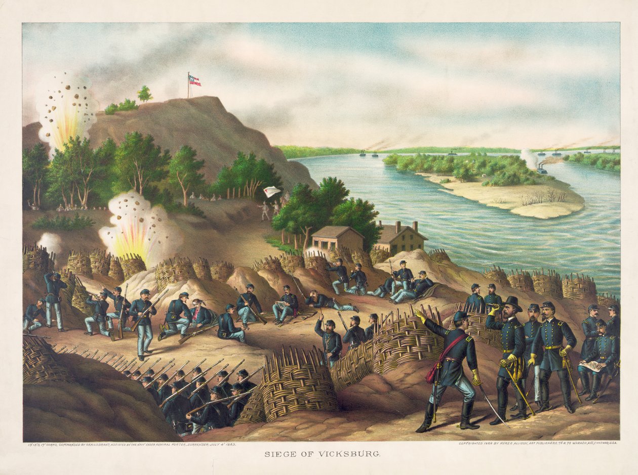Siège de Vicksburg - Capitulation, 4 juillet 1863 - American School