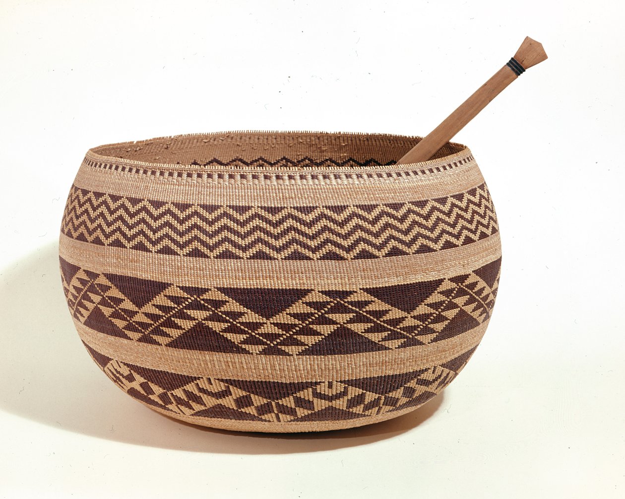 Panier de cuisine des Amérindiens du Sud-Ouest - American School