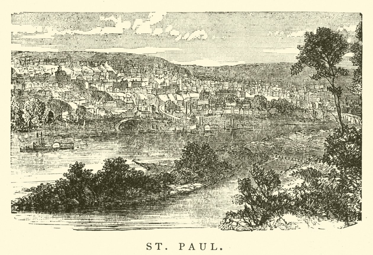 St Paul (gravure) - American School