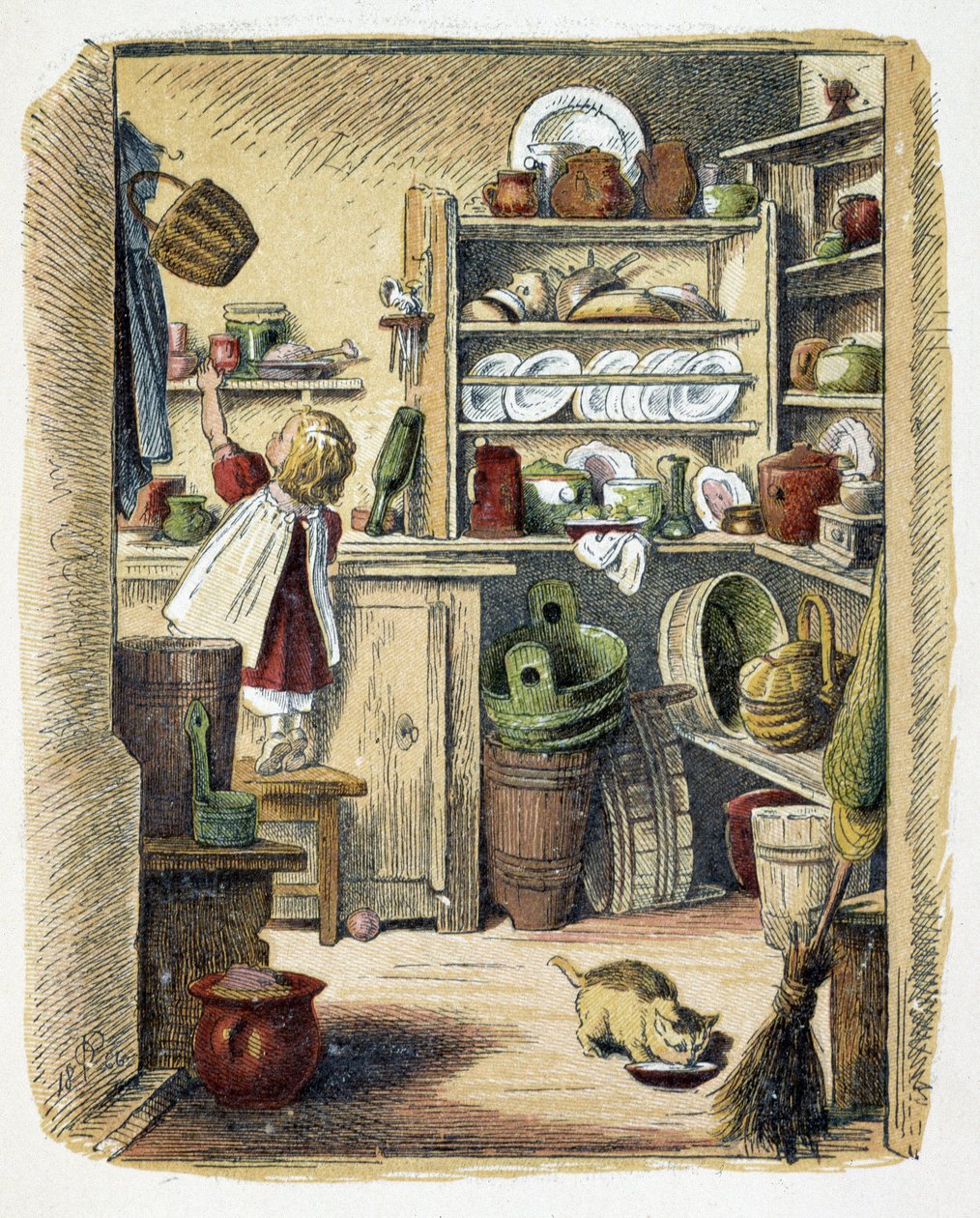 Rangement dans la cuisine dans « Schnik, schnak, babioles pour les petits », jeux d