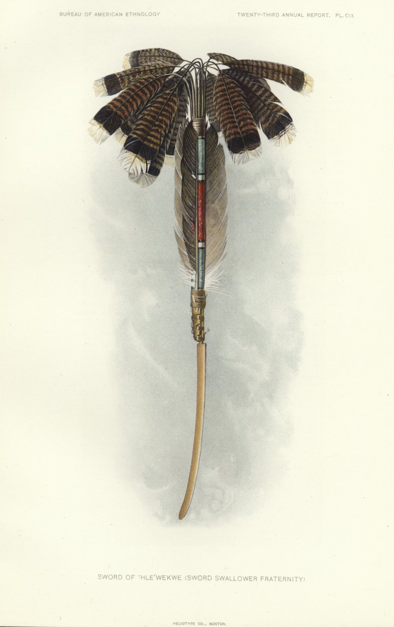 Épée de Thlewekwe (fraternité des avaleurs d