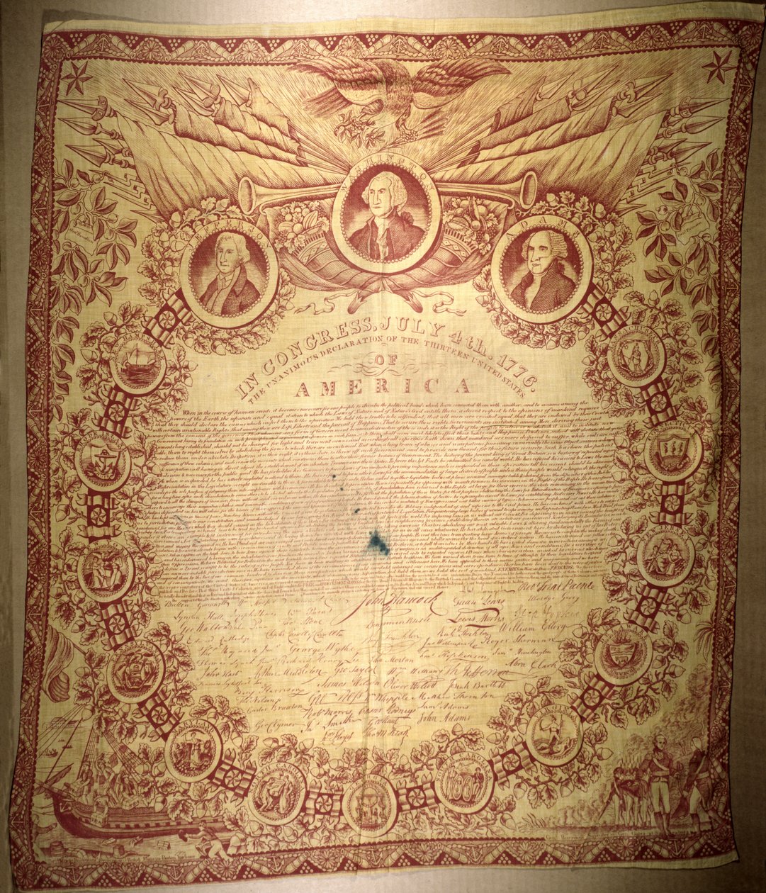 Tapisserie commémorant la signature de la Déclaration d