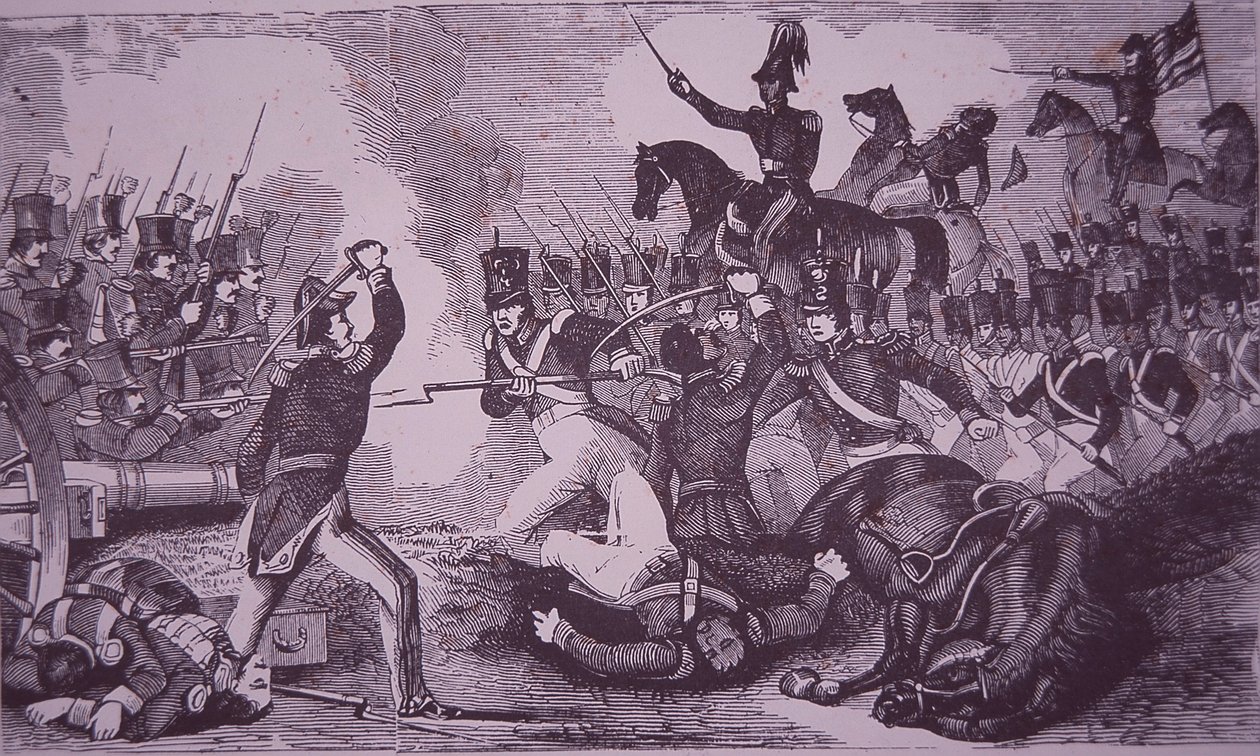 La bataille de Churubusco, guerre américano-mexicaine - American School