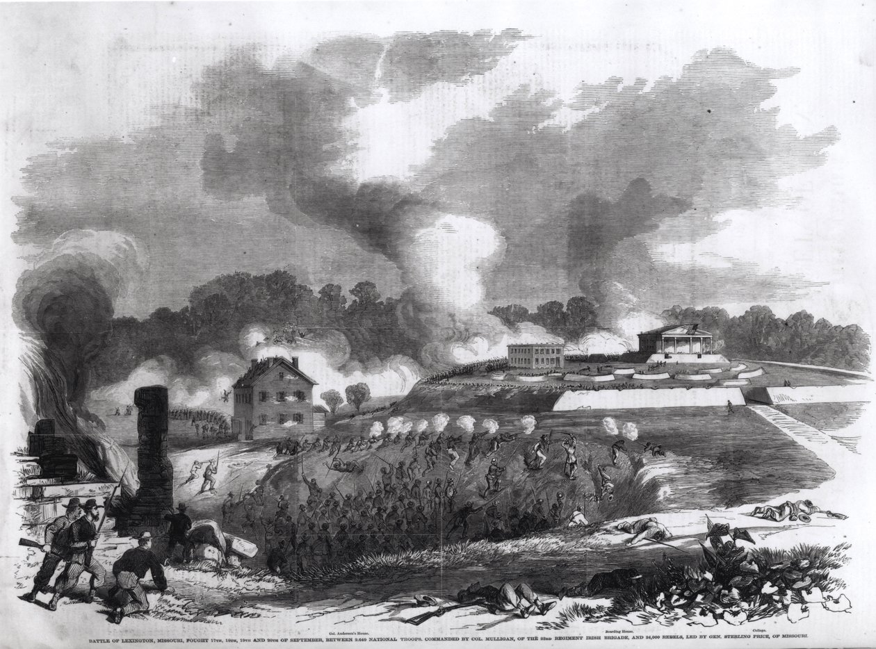 La Bataille de Lexington, Missouri, 17-20 septembre 1861, de 