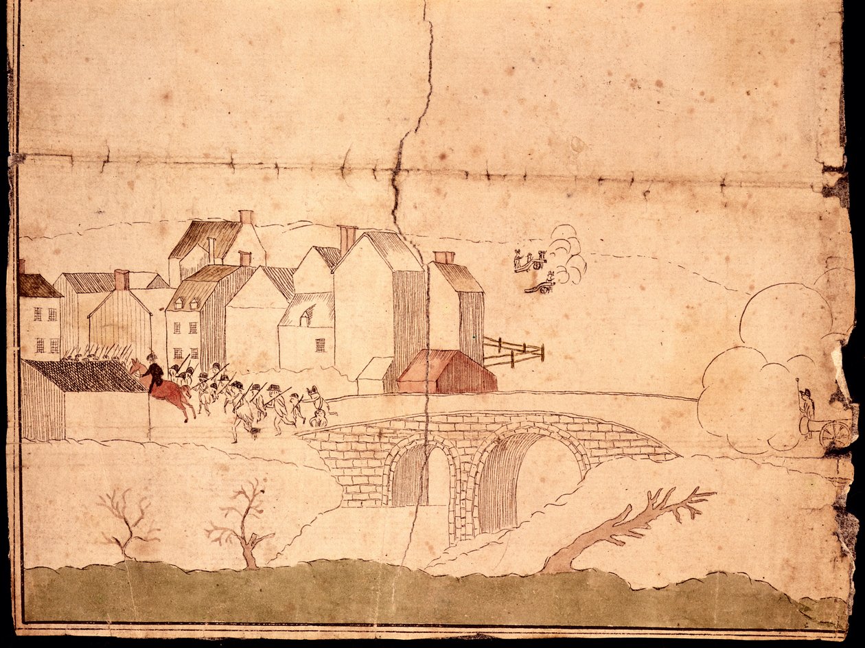 La bataille de Lexington et Concord - American School