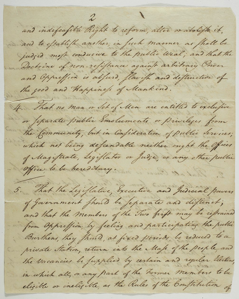 La Déclaration des droits, copie signée à Federal Hall, 1789 - American School