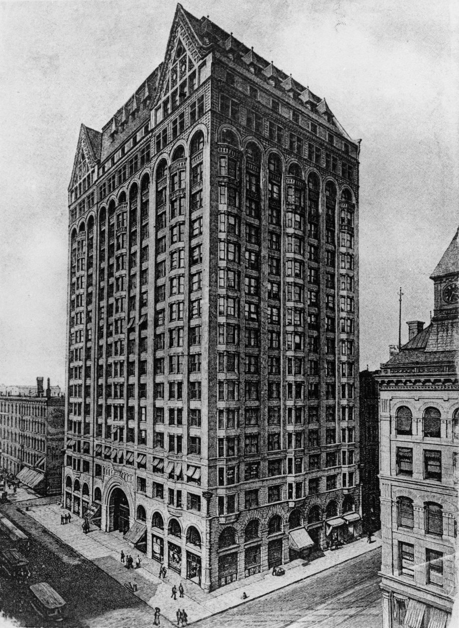 Le Capitole, également connu sous le nom de Temple maçonnique, Chicago, 1892-1939 - American School