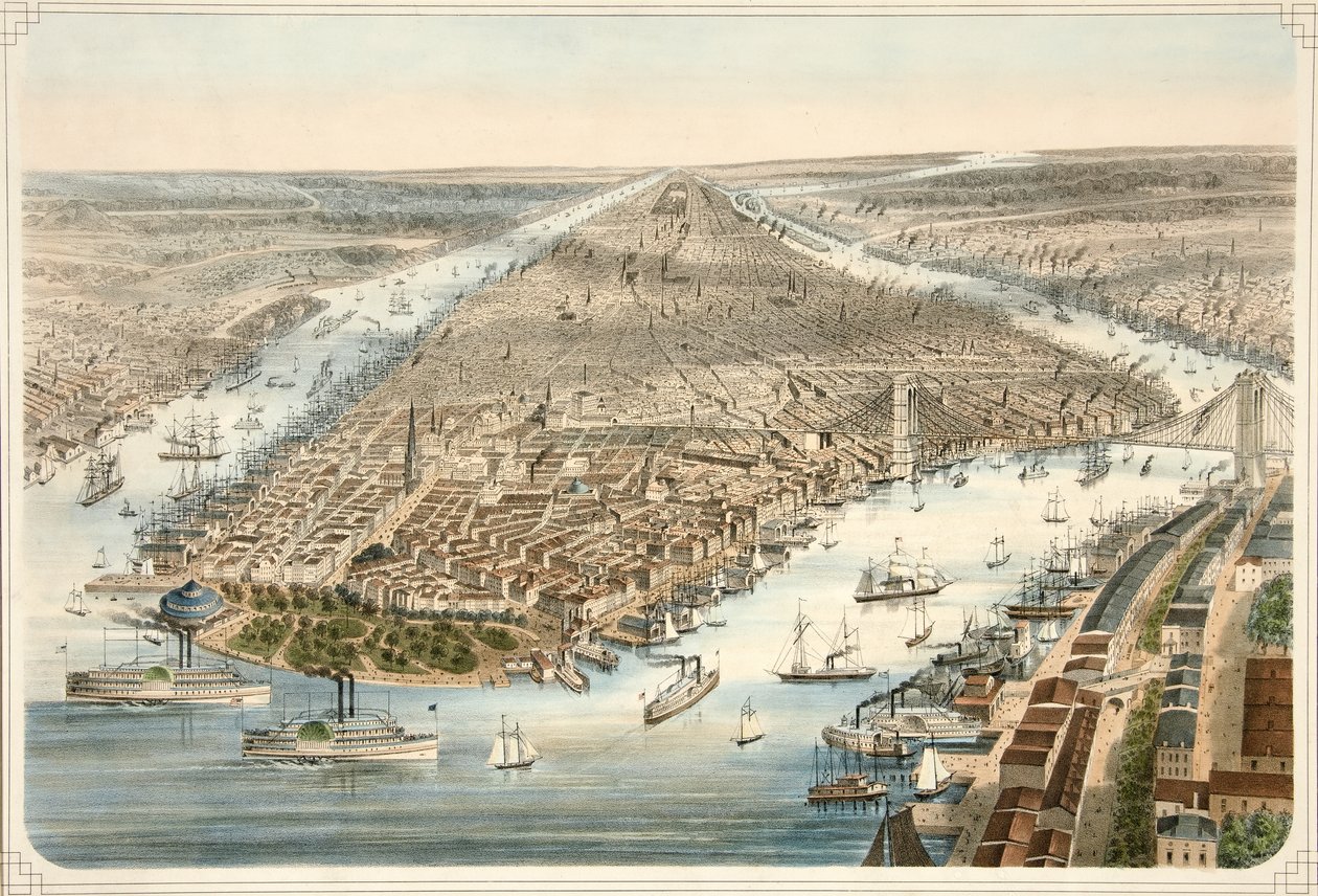 La ville de New York, pub. 1876 - American School