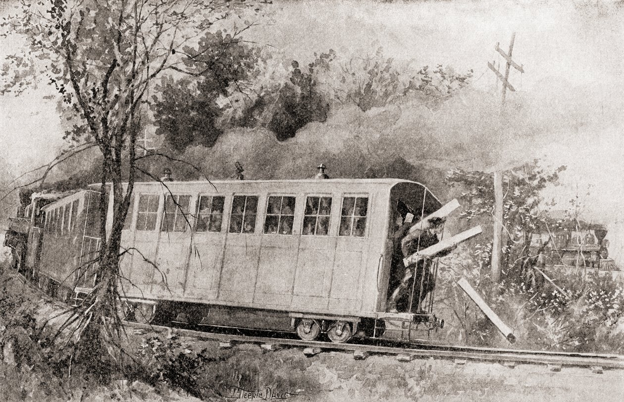 La grande chasse à la locomotive ou le raid d