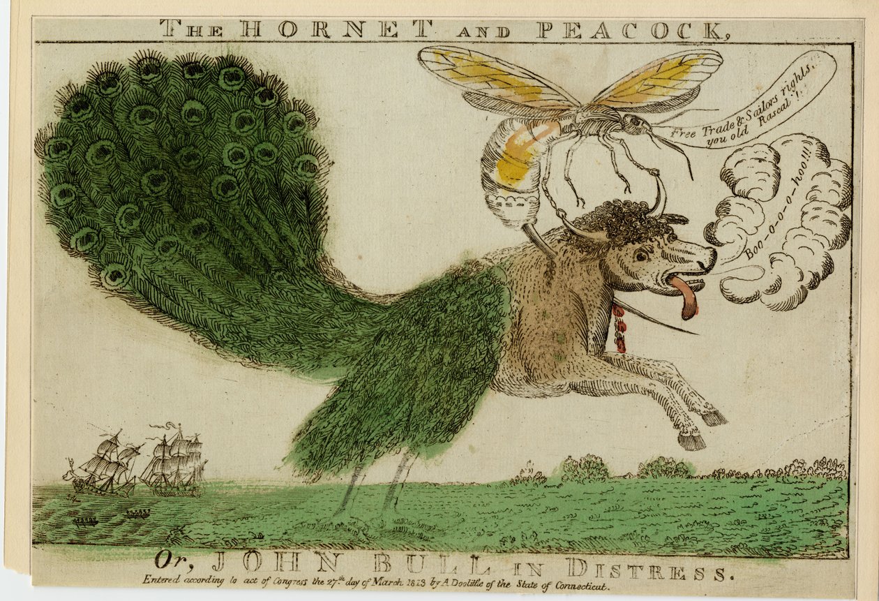 Le frelon et le paon, ou John Bull en détresse - American School