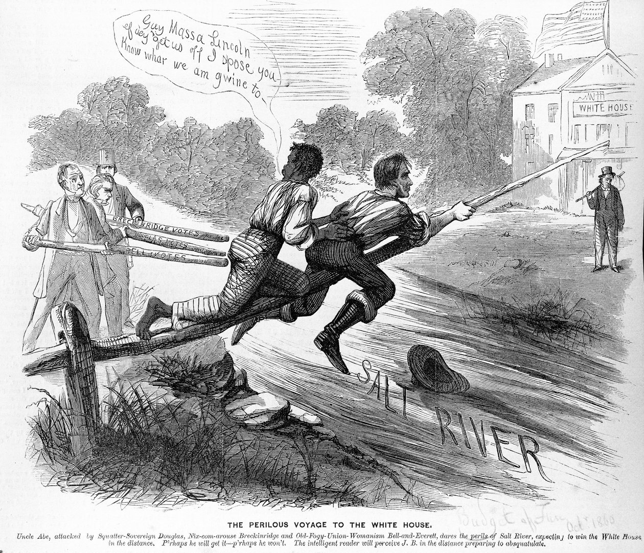 Le voyage périlleux vers la Maison Blanche, de The Humors of War - American School