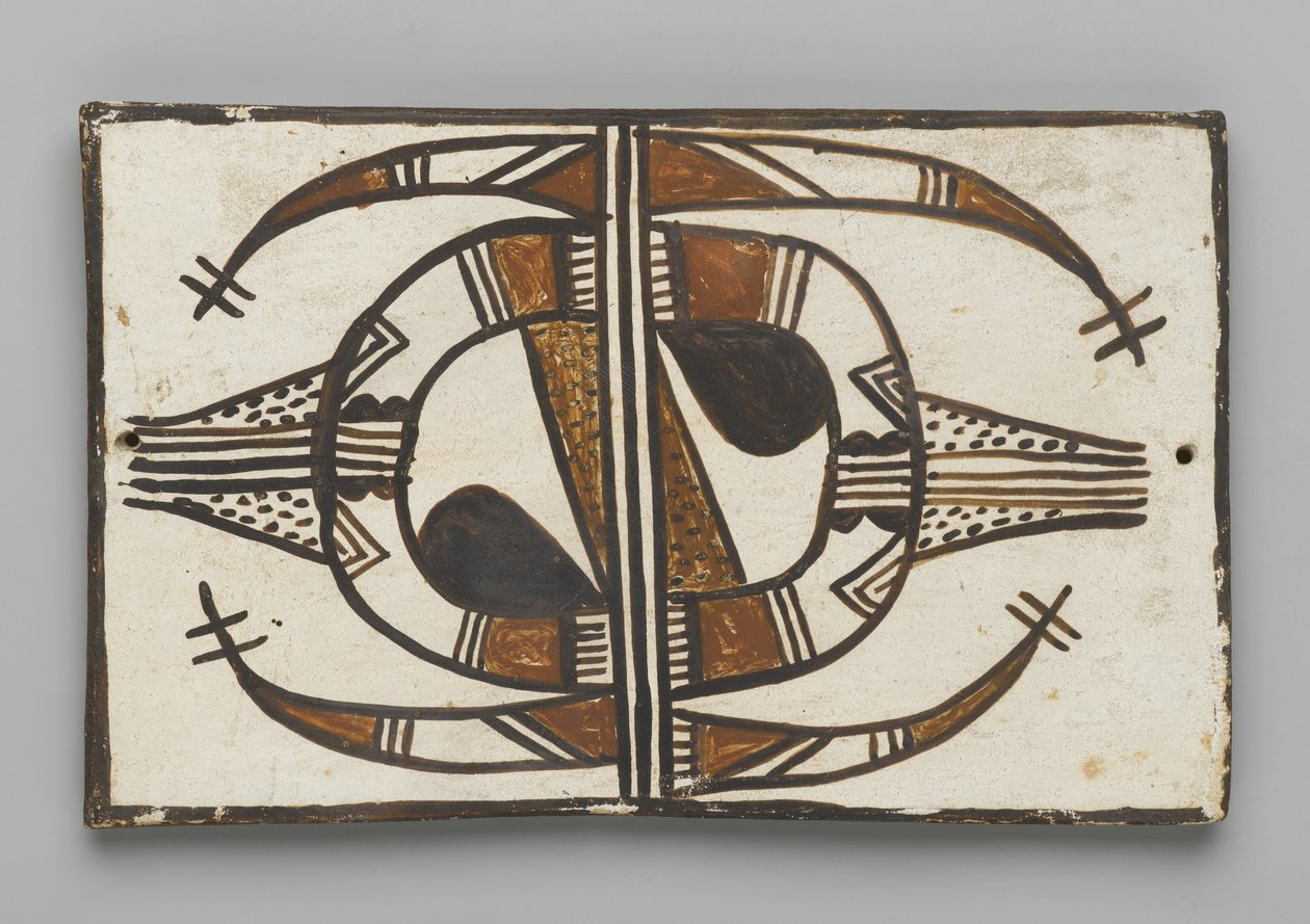 Carreau, fabriqué à Mesa, Arizona par le peuple Hopi - American School