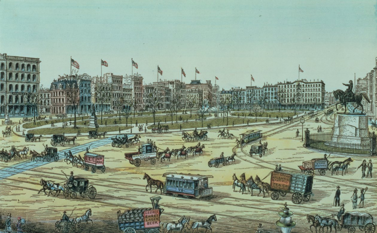 Union Square et Fourteenth Street à Seventeenth Street, d
