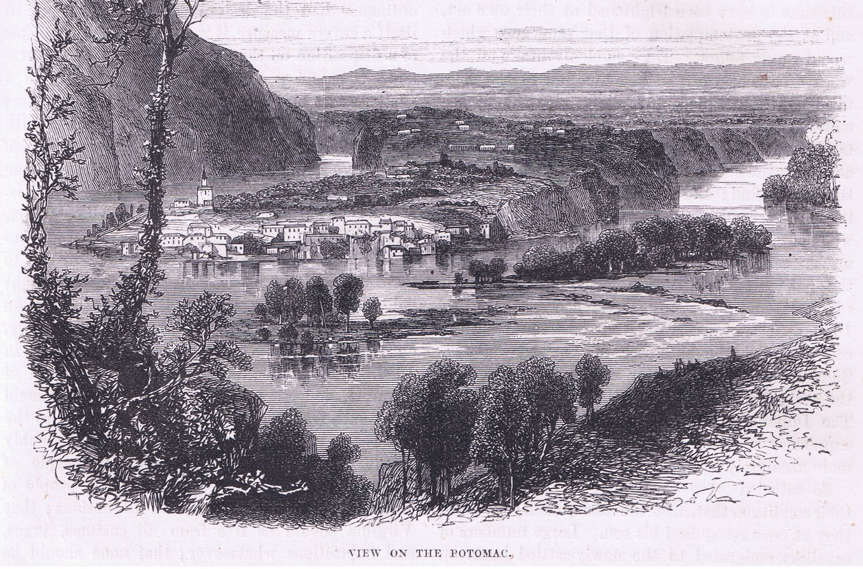 Vue du Potomac, illustration de l