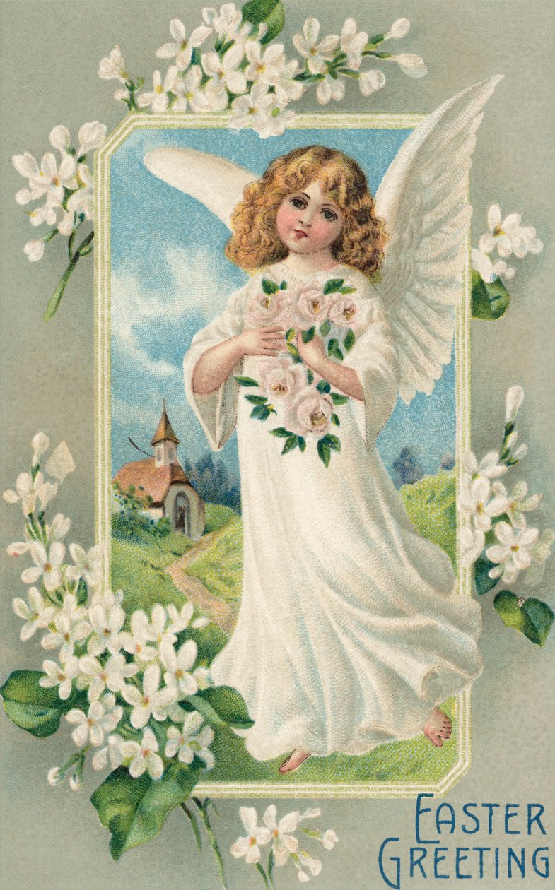 Ange de Pâques ailé - American School