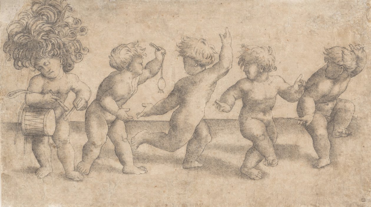 Cinq putti dansants - Amico Aspertini