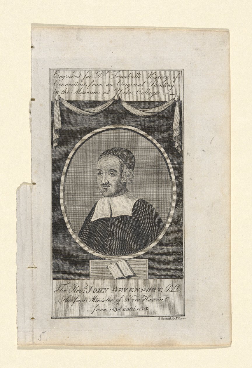 Le Révérend John Davenport - Amos Doolittle