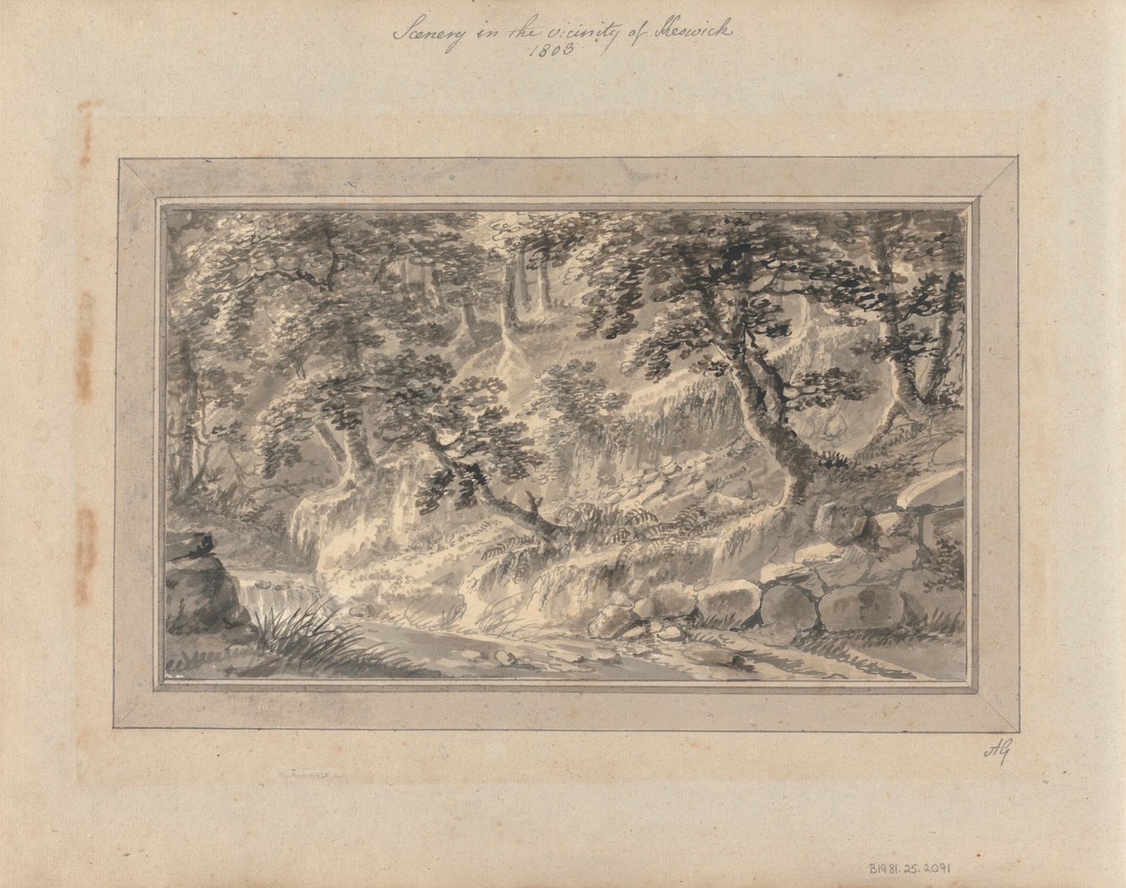 Vues en Angleterre, Écosse et Pays de Galles : Tour en Écosse ; Paysages aux environs de Keswick - Amos Green