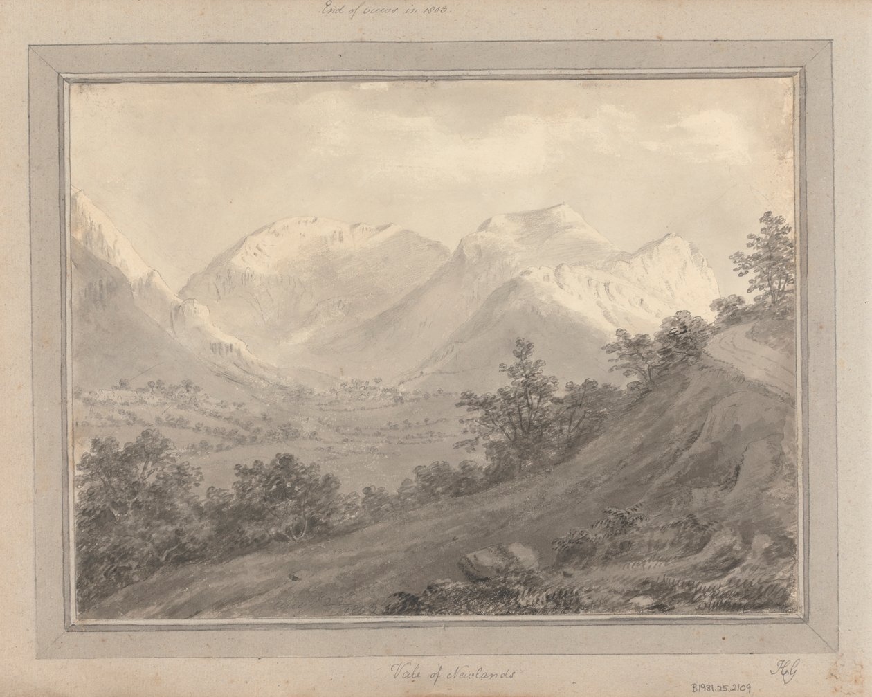 Vues en Angleterre, Écosse et Pays de Galles ; Tour en Écosse : Vallée de Newlands, AG - Amos Green