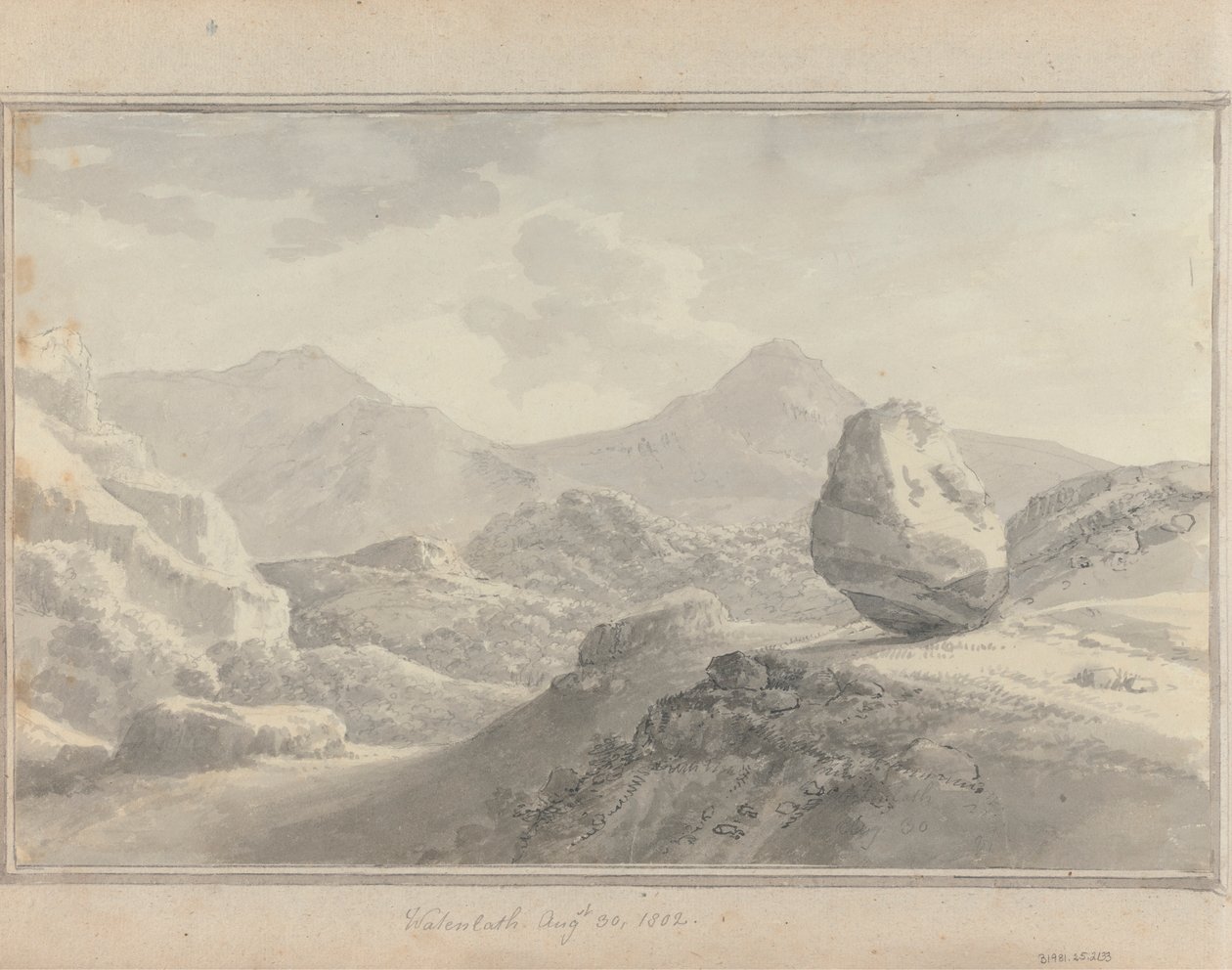 Vues en Angleterre, Écosse et Pays de Galles : Watenlath, 30 août 1802 - Amos Green
