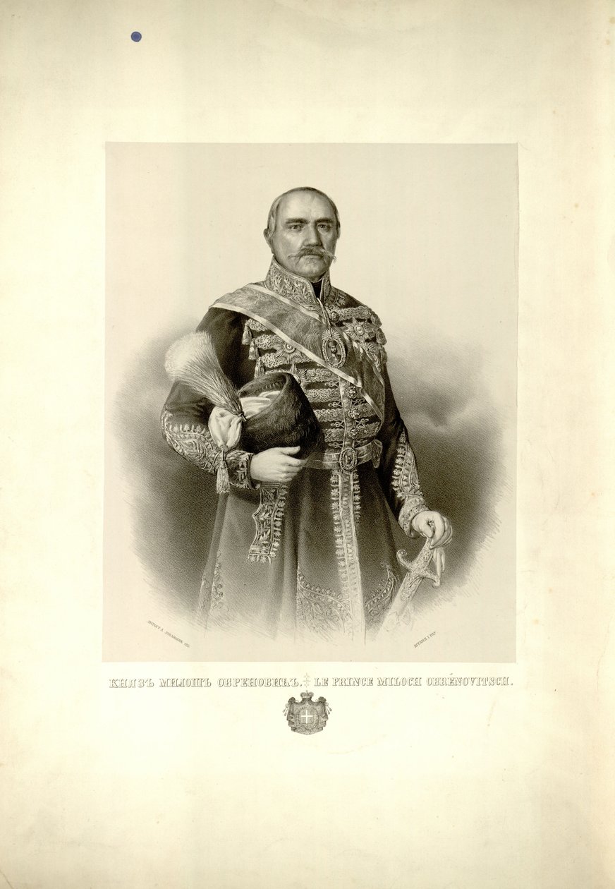 Prince Miloš Obrenović - Anastas Jovanović