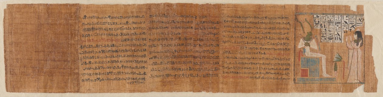 Papyrus funéraire de Tayuhenutmut - Ancient Egyptian