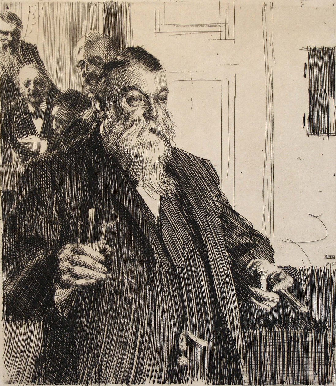 Un toast - Anders Leonard Zorn