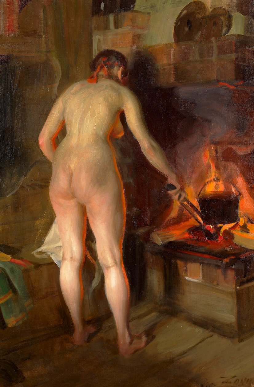 La marmite de pommes de terre - Anders Leonard Zorn