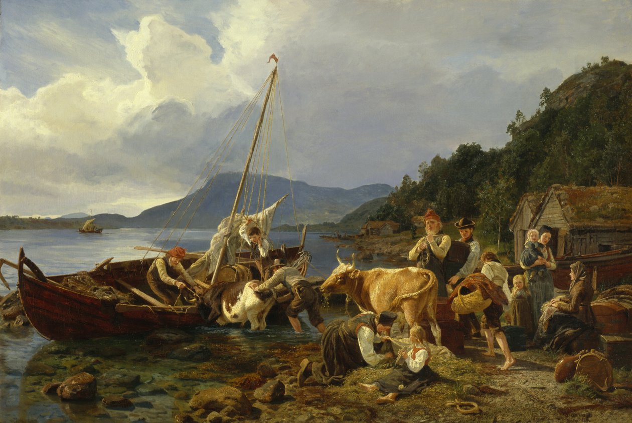 Vers le pâturage de montagne d