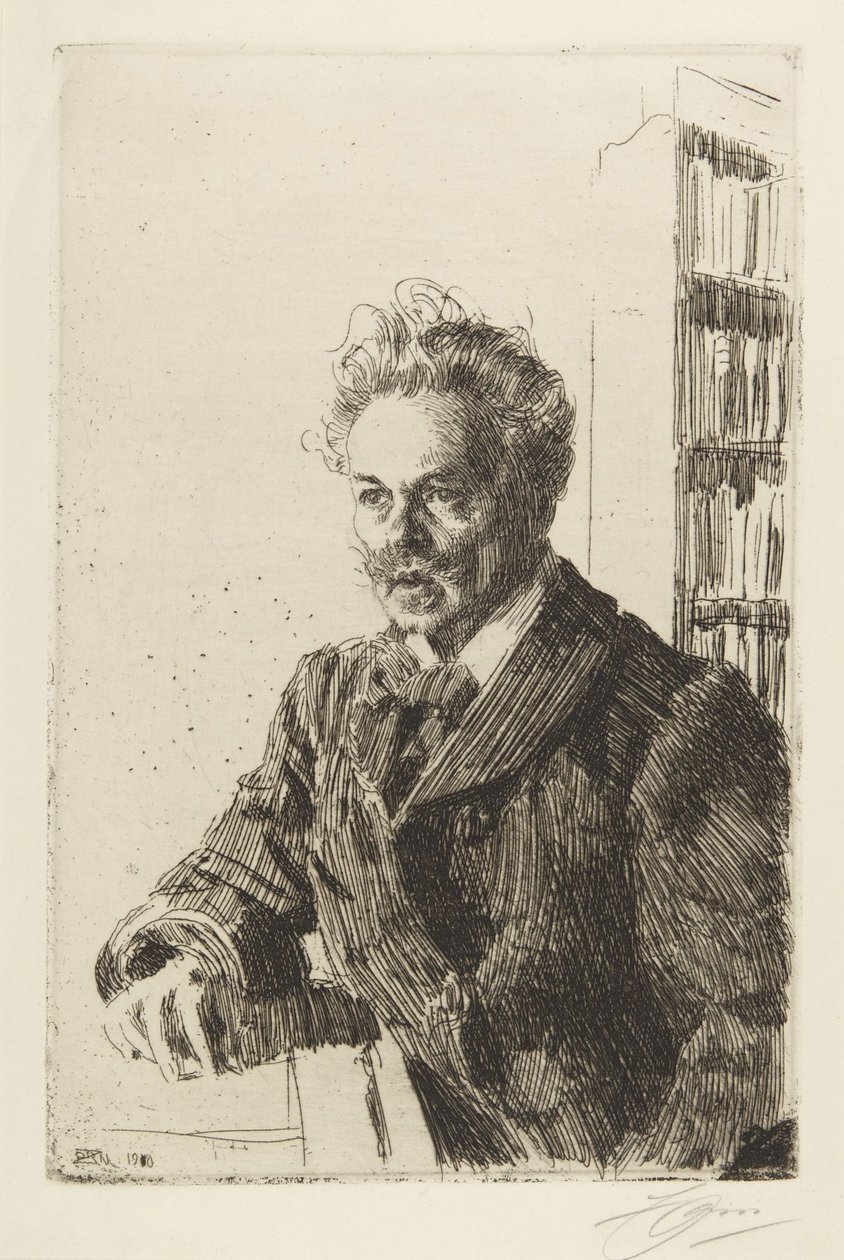 August Strindberg - Anders Leonard Zorn