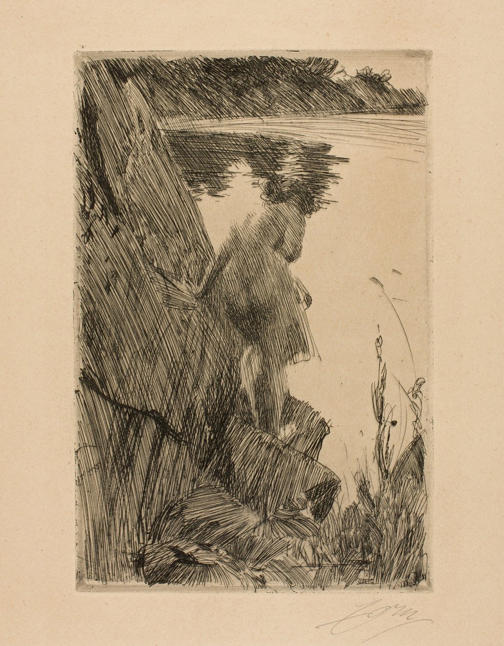 Baigneur - Anders Leonard Zorn