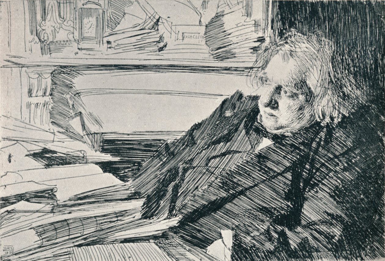 Joseph Ernest Renan 1823-1892, 1892, 1898 - Anders Leonard Zorn