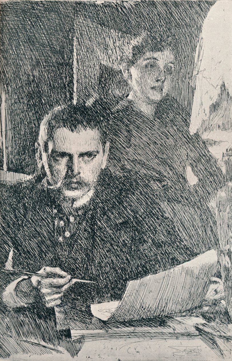 M. et Mme Zorn, 1890 - Anders Leonard Zorn
