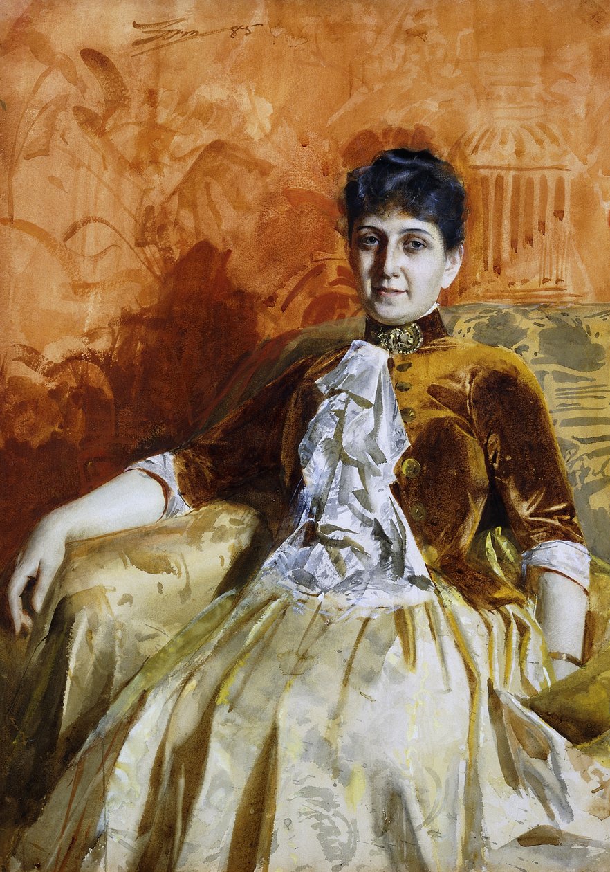 Portrait de Lisen Lamm, 1885 - Anders Leonard Zorn