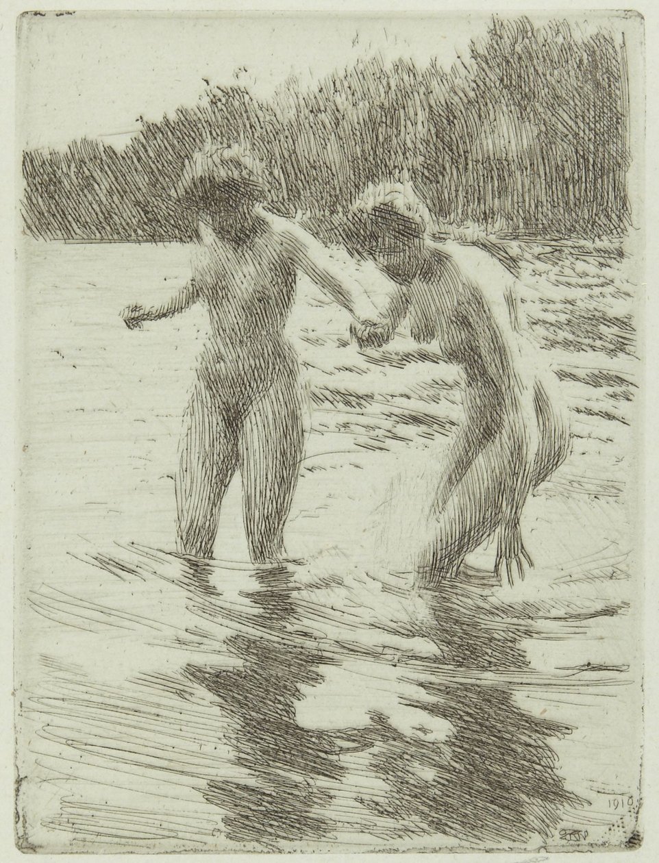 Deux baigneuses - Anders Leonard Zorn