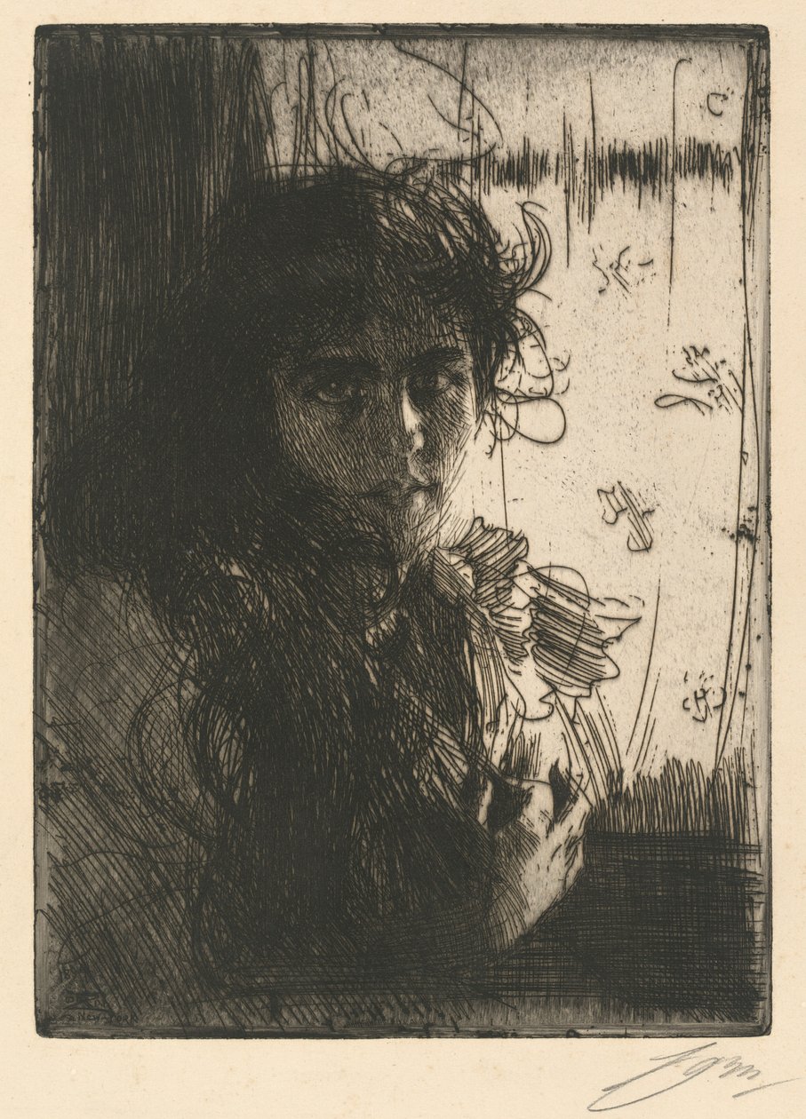 Une jeune Irlandaise ou Annie - Anders Zorn