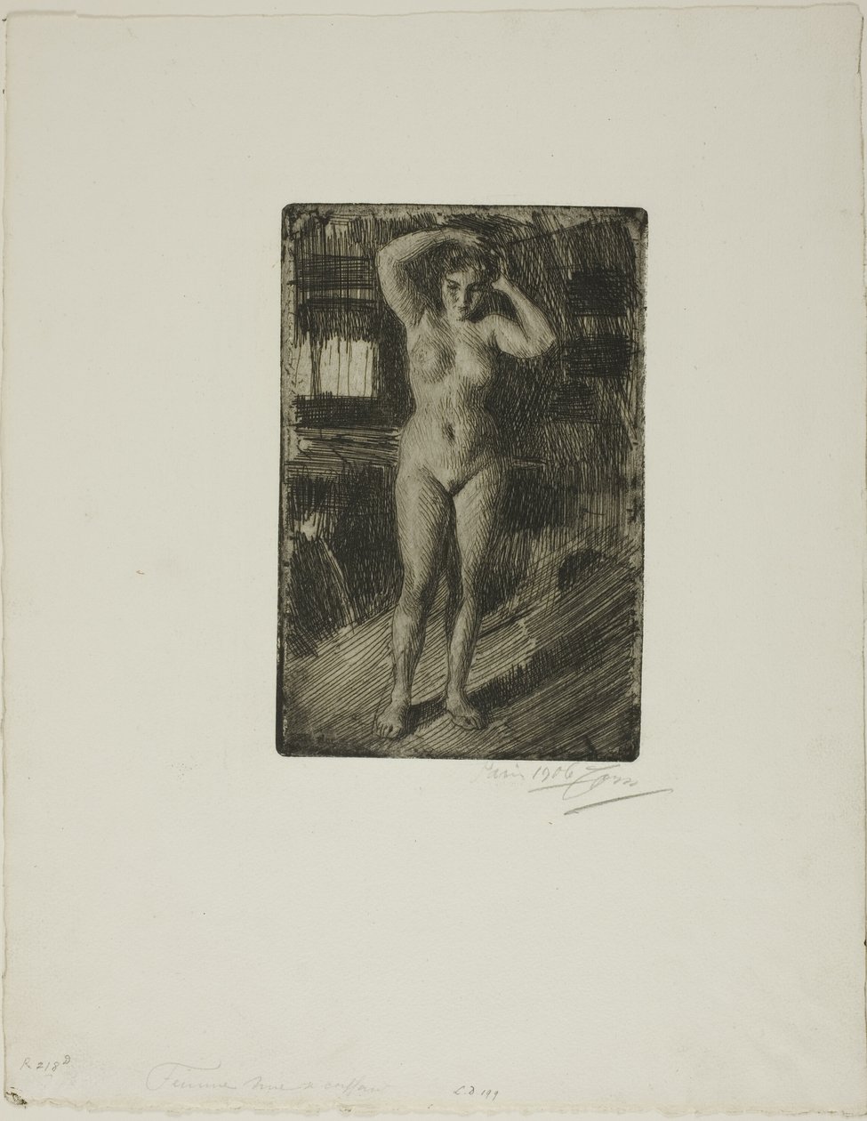 Anna se Coiffant - Anders Leonard Zorn
