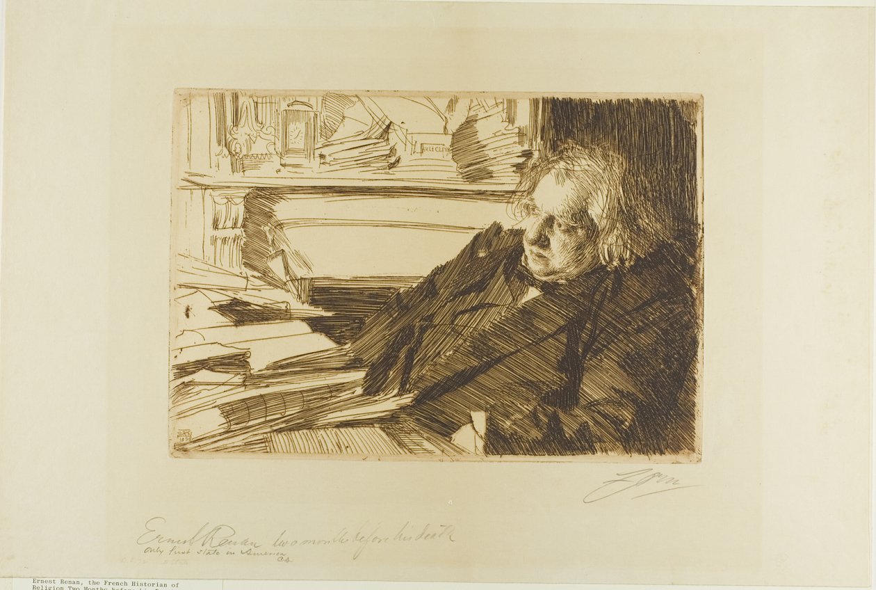 Ernest Renan - Anders Leonard Zorn