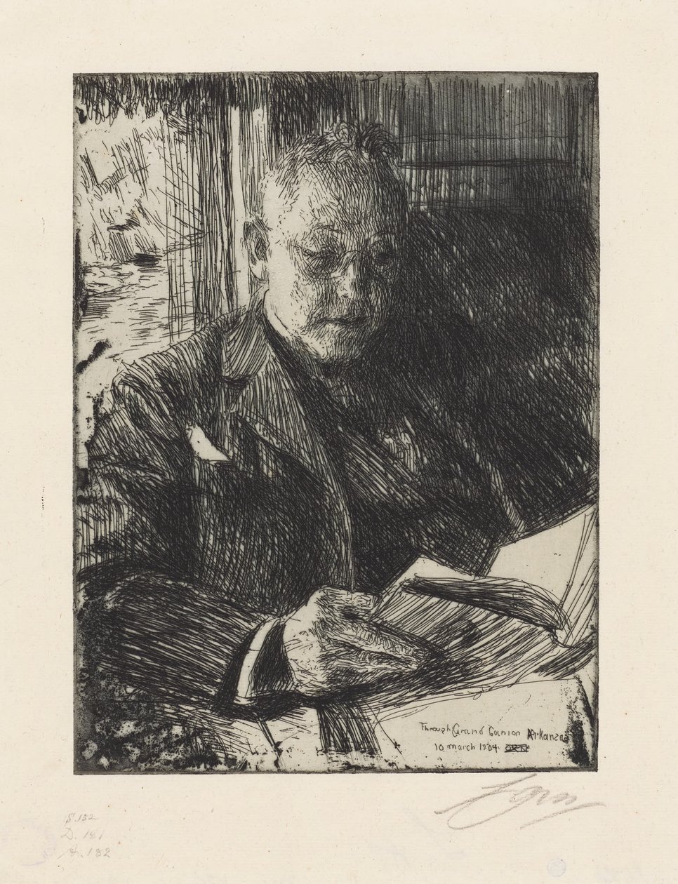 Compagnon de voyage, M. Ch. Deering - Anders Zorn