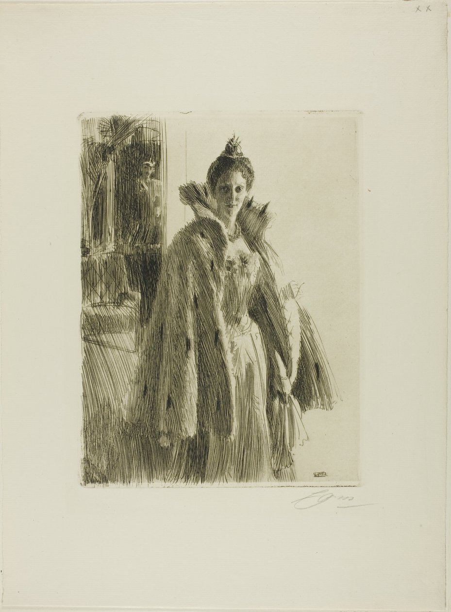 S.A.R. la princesse Ingeborg de Suède II - Anders Leonard Zorn