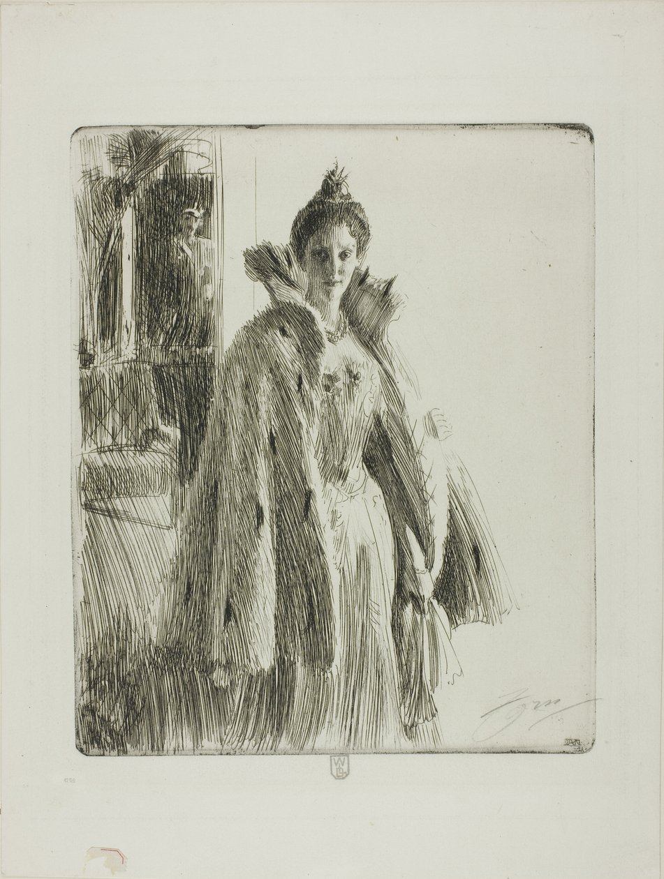 S.A.R. la princesse Ingeborg de Suède II - Anders Leonard Zorn