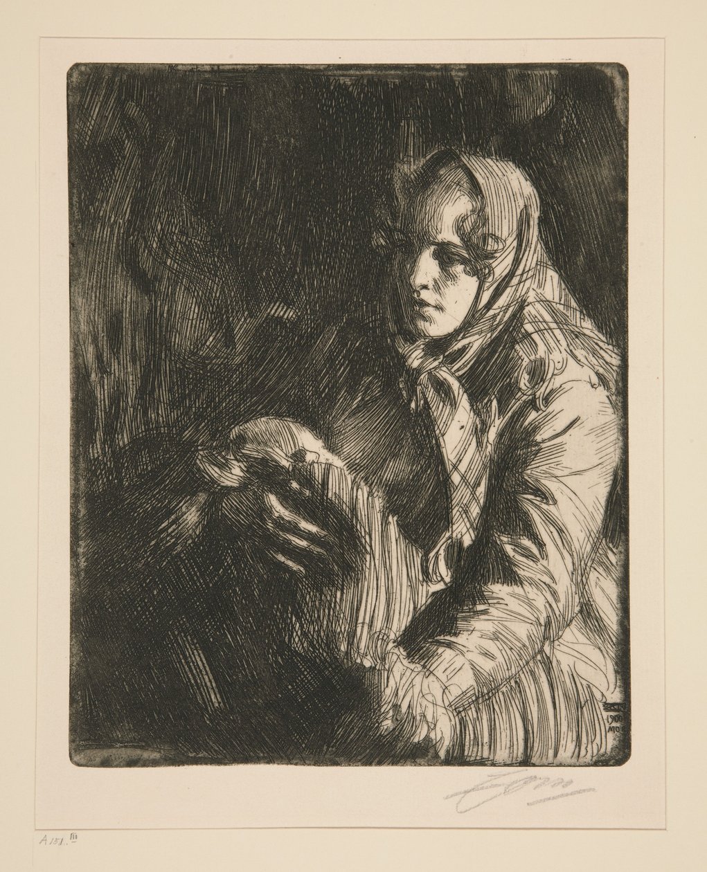 Madone (Une mère) - Anders Zorn