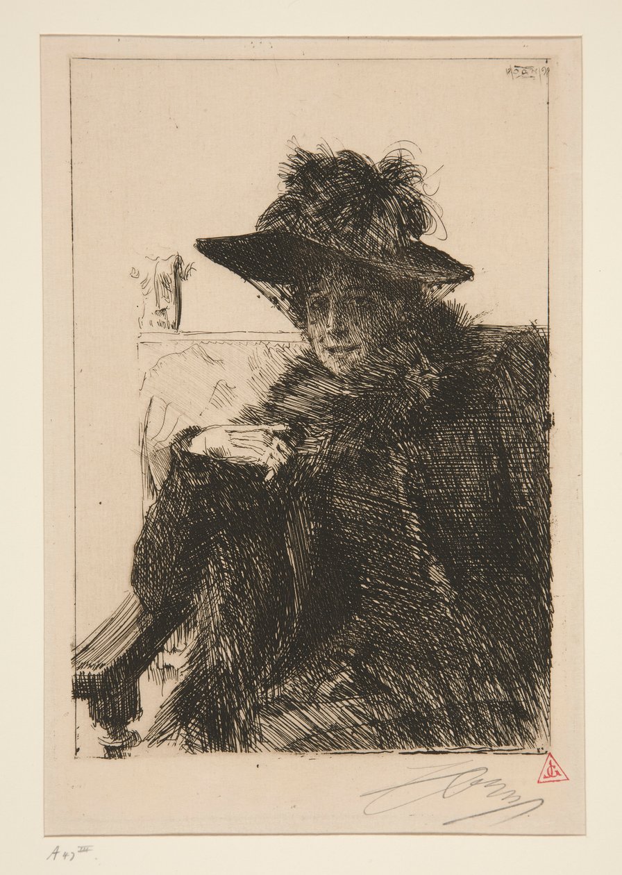 Mme. Armand Dayot - Anders Leonard Zorn