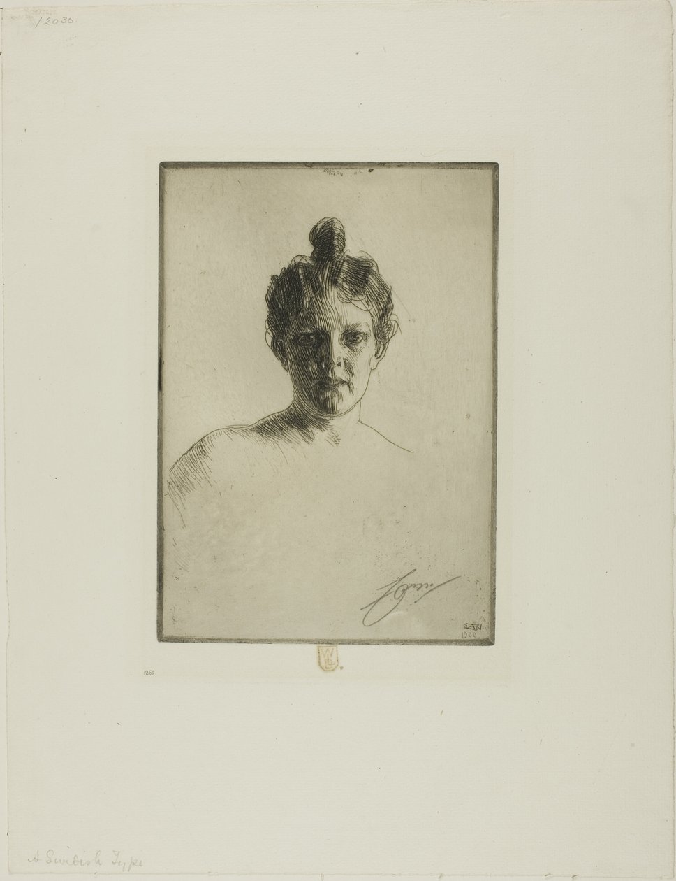 Mme Runeberg - Anders Leonard Zorn