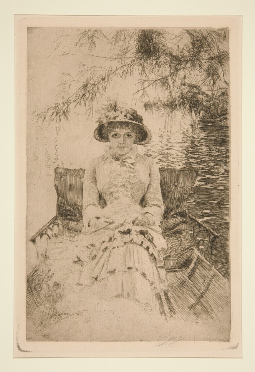 Sur la Tamise - Anders Zorn