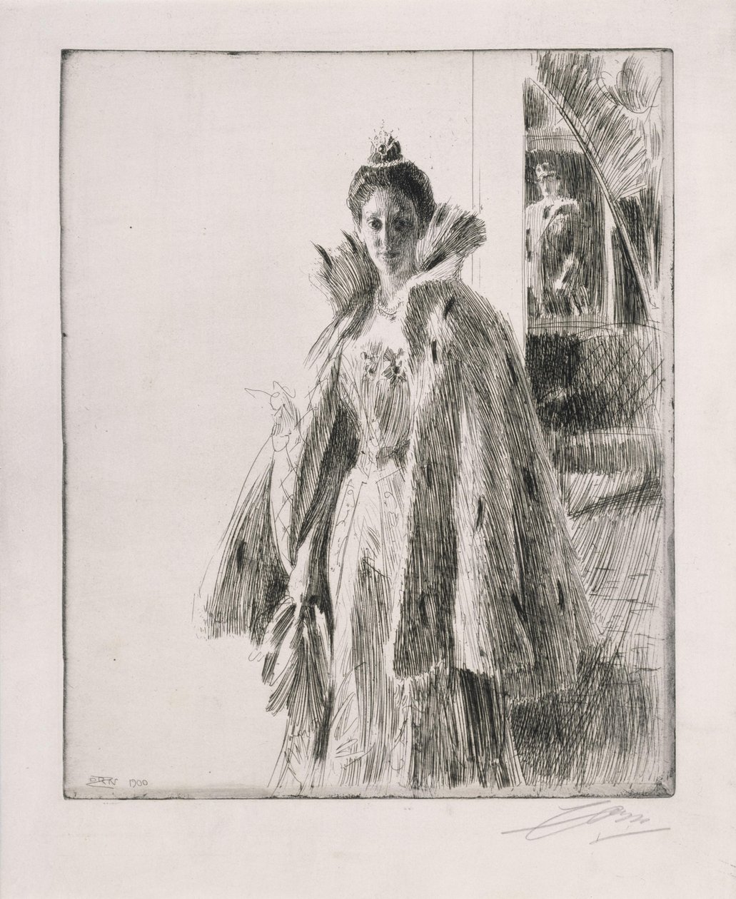 Princesse Ingeborg de Suède I - Anders Zorn