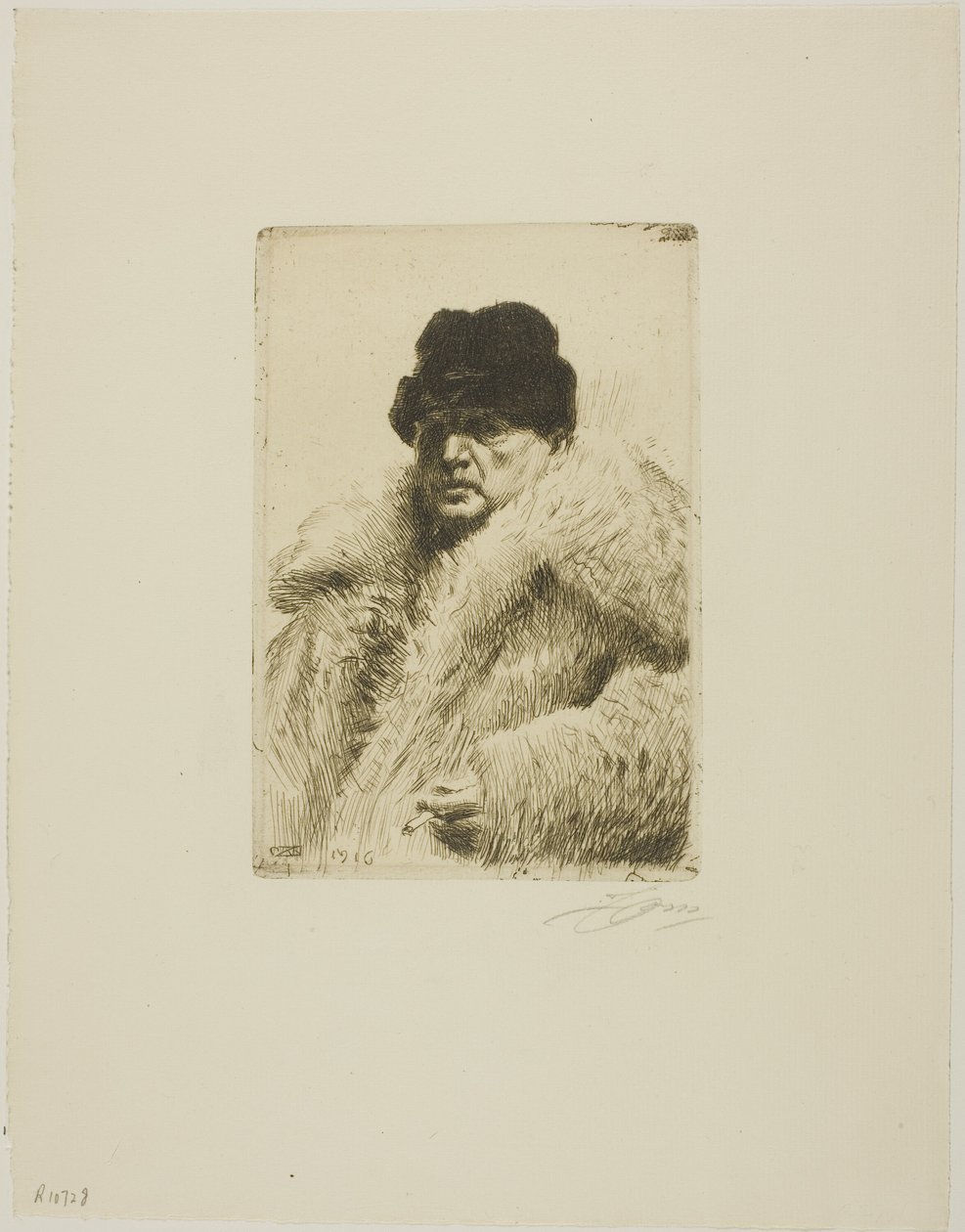 Autoportrait 1916 - Anders Leonard Zorn